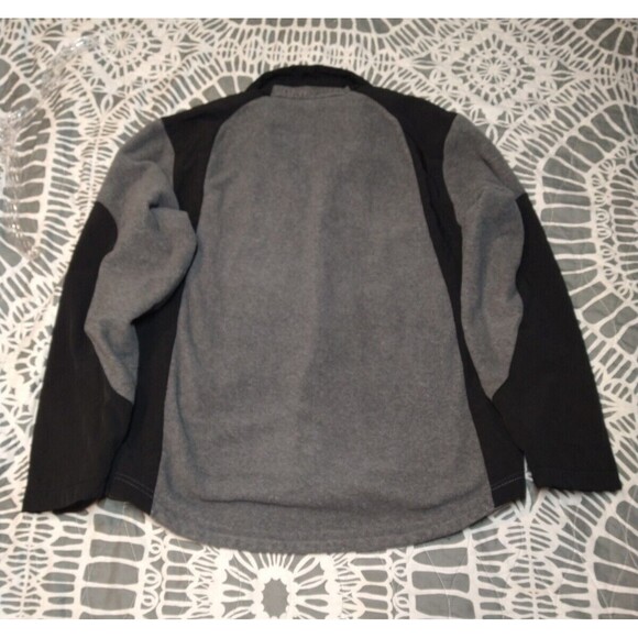 Hawke & Co. Gray Black Fleece Jacket Zip-Up Size XL Casual Warm - Picture 3 of 8